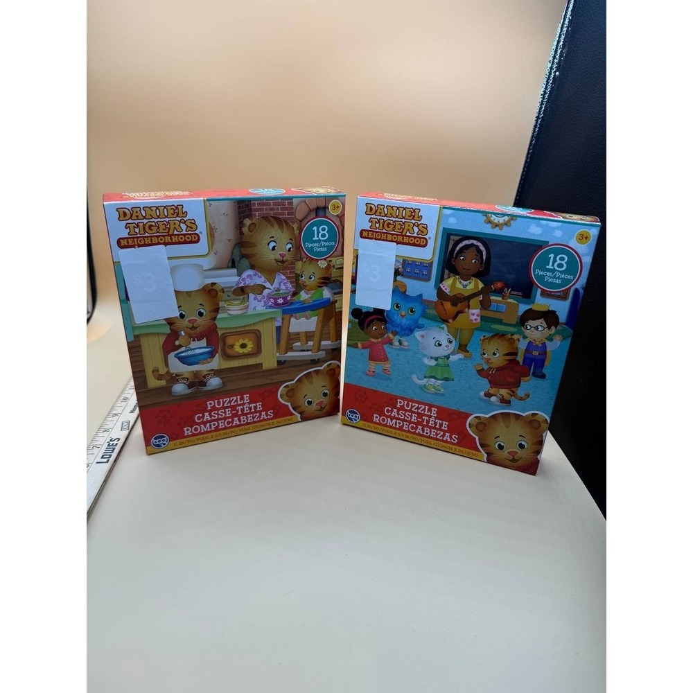 Lot Of 2 18-piece Daniel‎ Tiger's Neighborhood Jigsaw Puzzles NEW SEALED